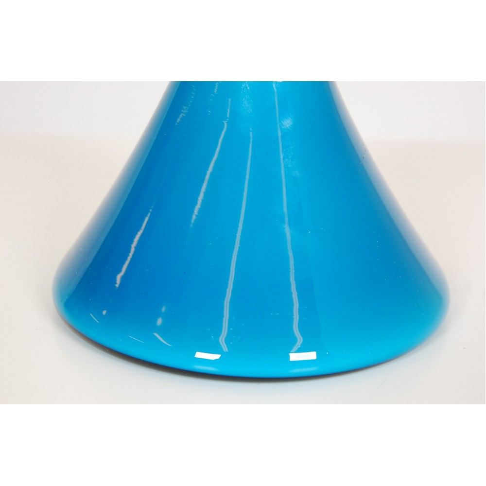 holmegaard-blue-vase-h-16-5-cm